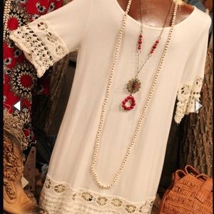 Cream Detailed Shirt